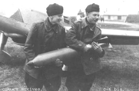 The bomb used in the test flight
